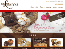 Tablet Screenshot of delusciouscookies.com